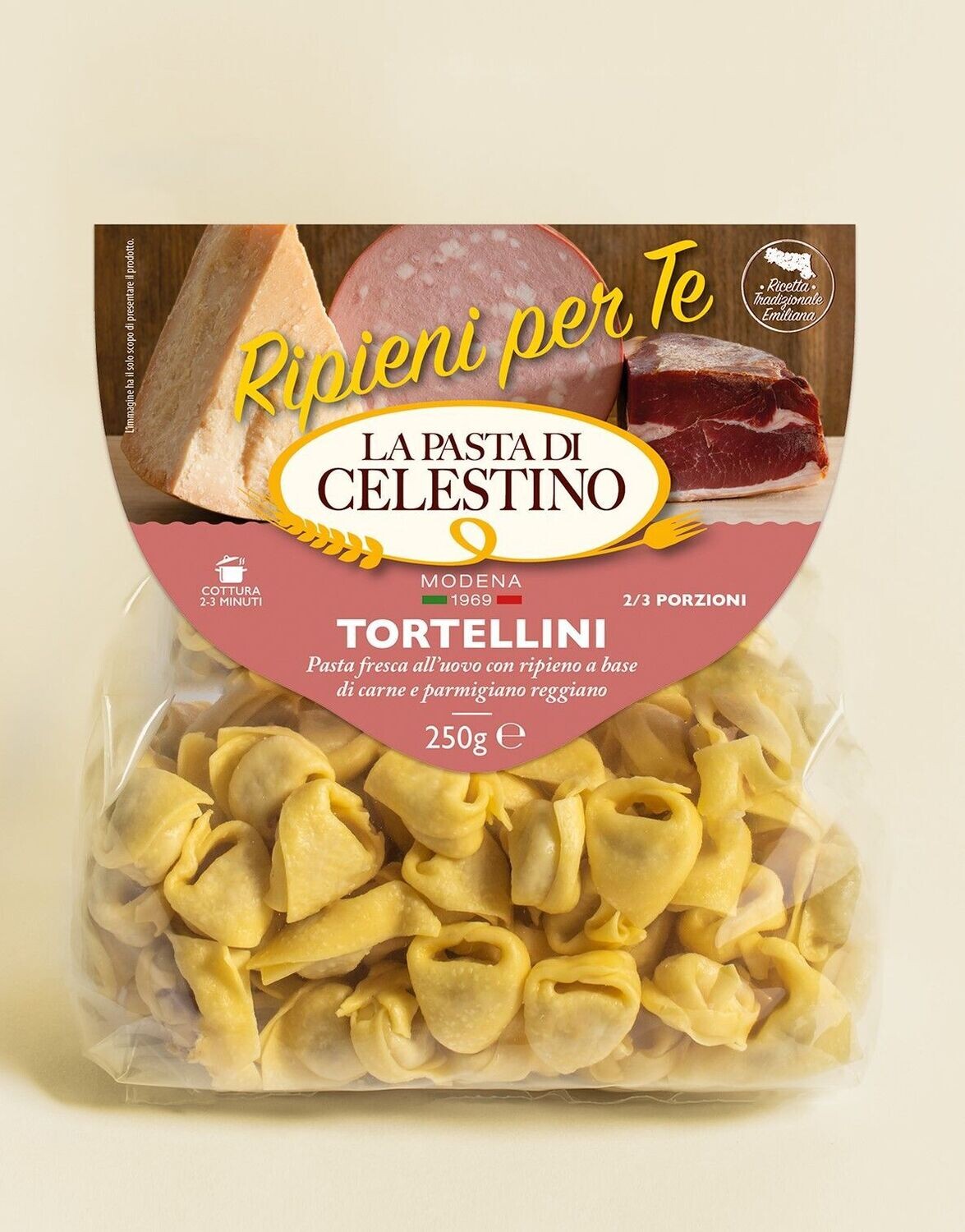 TORTELLINI DI MODENA LA PASTA DI CELESTINO 250 GR / 500 GR / 1 KG