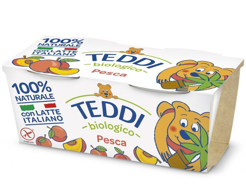YOGURT TEDDI BIOLOGICO ALLA PESCA 115GR X 2 CONFEZIONE DA 6 PEZZI