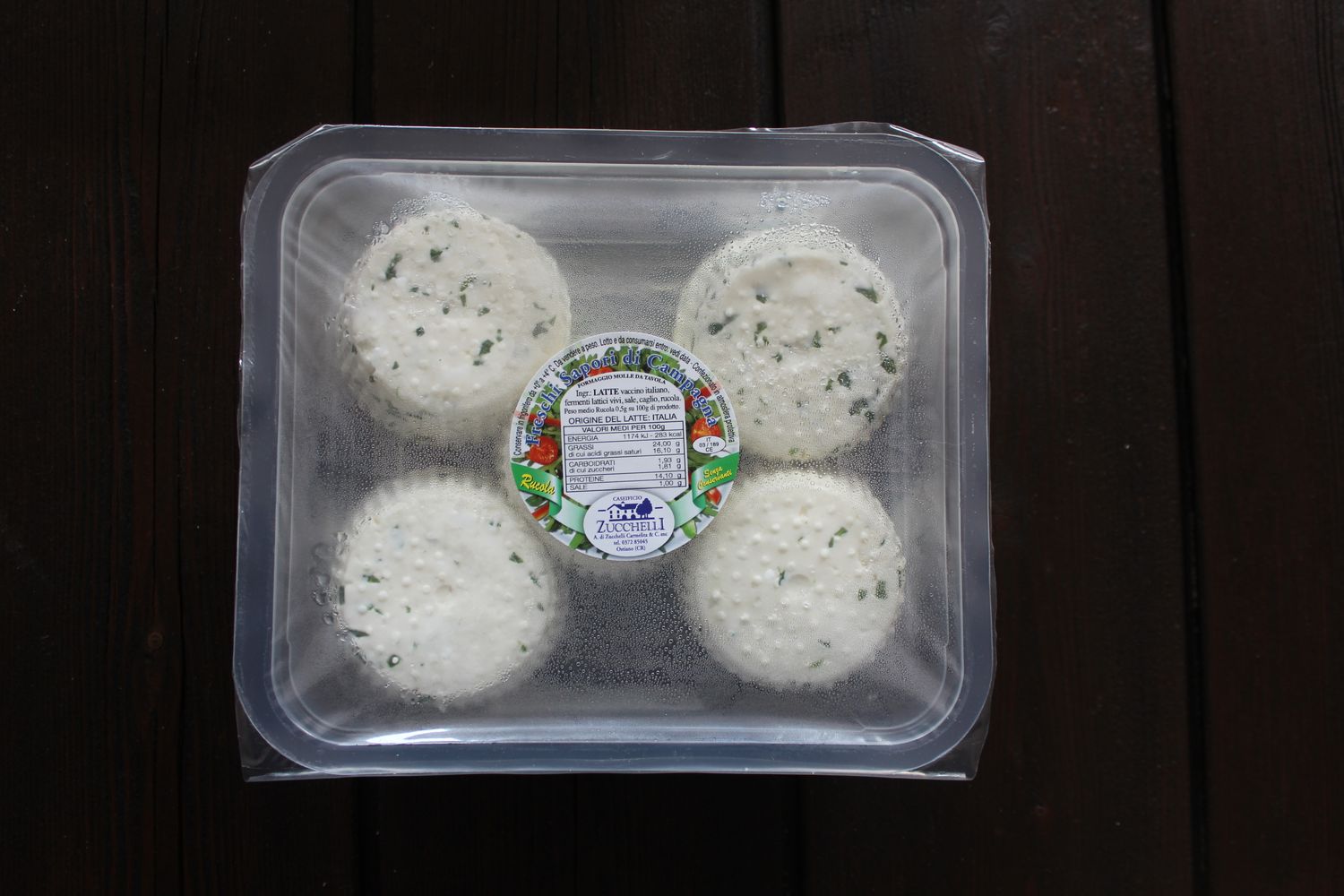 TOMINI FRESCHI CON RUCOLA VASCA DA 5 PZ 1 KG CIRCA ZUCCHELLI