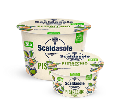 YOGURT INTERO PISTACCHIO BIOLOGICO 250 GR SCALDASOLE CONFEZIONE DA 6 PEZZI
