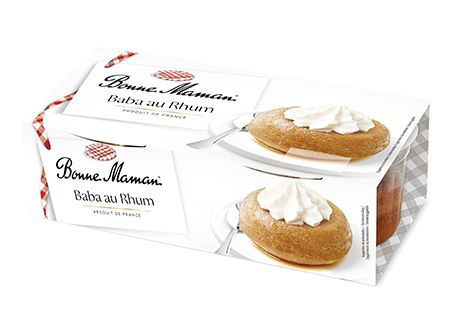 BABA'AL RHUM 2X140GR BONNE MAMAN CONFEZIONE DA 6 PEZZI
