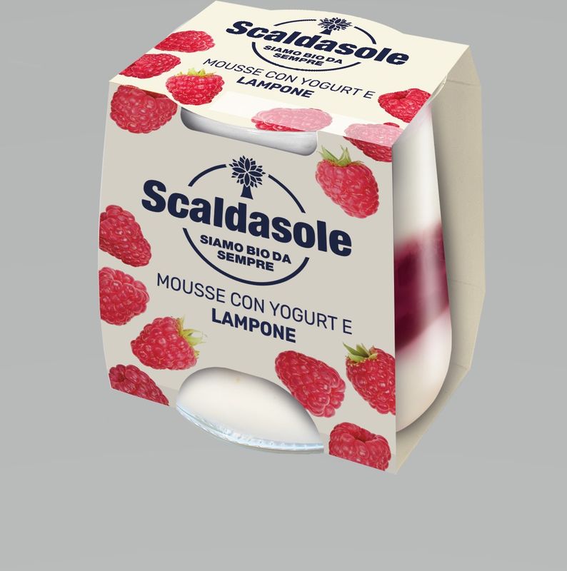 MOUSSE LAMPONE E YOGURT BIO 75 GR SCALDASOLE