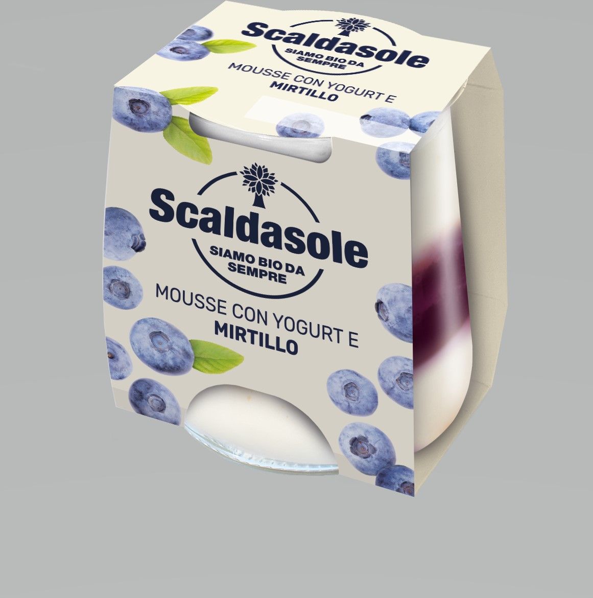 MOUSSE MIRTILLO E YOGURT BIO 75 GR SCALDASOLE