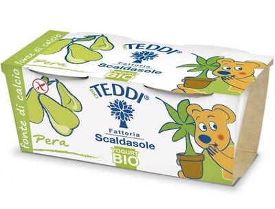 YOGURT TEDDI PERA BIOLOGICO 2 PEZZI DA 115GR