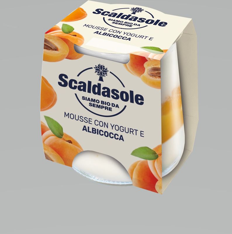 MOUSSE ALBICOCCA E YOGURT BIO 75 GR SCALDASOLE