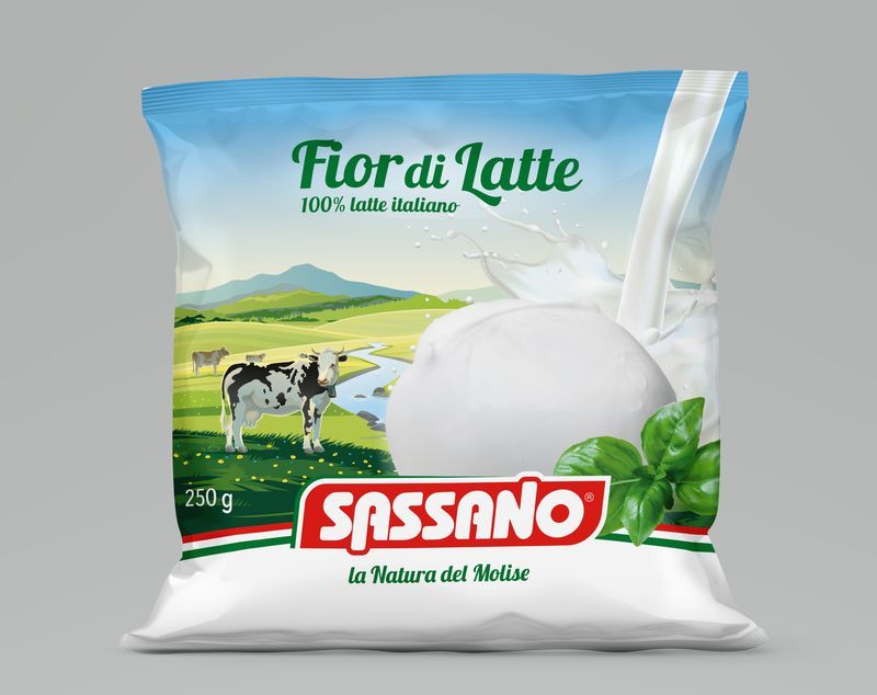 MOZZARELLA FIOR DI LATTE 250 GR SASSANO