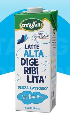 LATTE UHT ALTA DIGERIBILITA' SENZA LATTOSIO 1 LT TRE VALLI SCATOLA DA 6 LITRI LATTE UHT ALTA DIGERIBILITA' SENZA LATTOSIO 1 LT TRE VALLI SCATOLA DA 6 LITRI