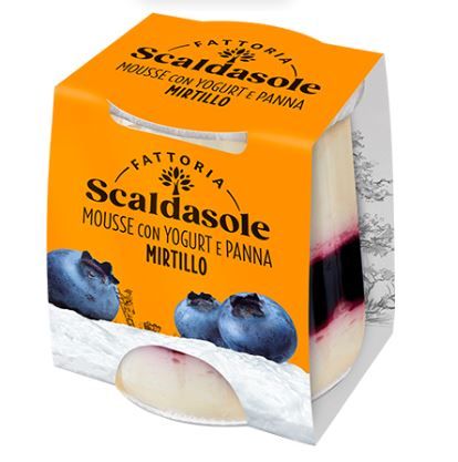 MOUSSE MIRTILLO E YOGURT BIO 75 GR SCALDASOLE