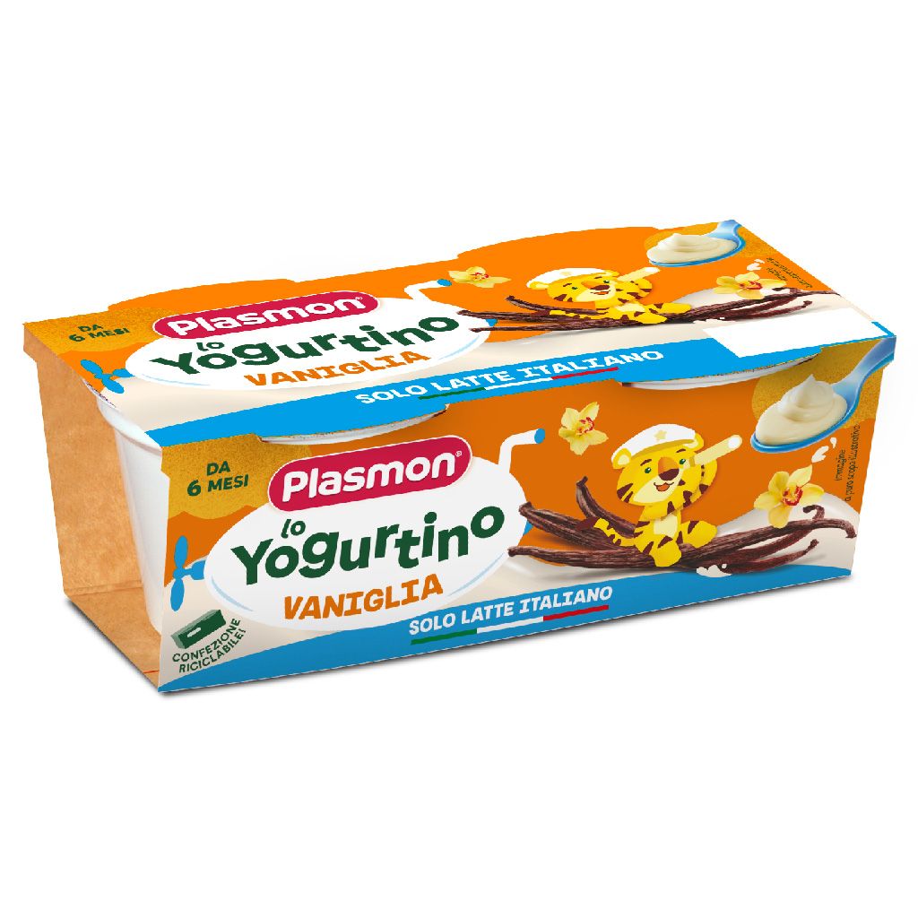 YOGURTINO PLASMON VANIGLIA 100 GR X 2 SCATOLA DA 6 CONFEZIONI YOGURTINO PLASMON VANIGLIA 100 GR X 2 SCATOLA DA 6 CONFEZIONI