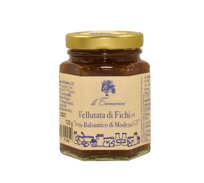 VELLUTATA DI FICHI CON ACETO BALSAMICO DI MODENA I.G.P. 120GR LE TAMERICI VELLUTATA DI FICHI CON ACETO BALSAMICO DI MODENA I.G.P. 120GR LE TAMERICI