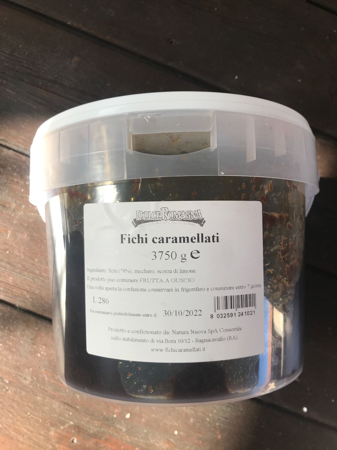 FICHI CARAMELLATI 3,75KG DOLCE ROMAGNA