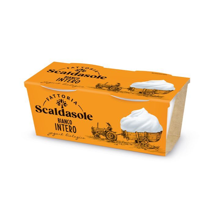YOGURT INTERO NATURALE STRABUONO BIOLOGICO 115GRX2 SCALDASOLE CONFEZIONE DA 6 PEZZI