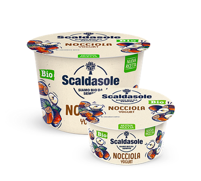 YOGURT INTERO NOCCIOLA PIEM.IGP BIO 250GR SCALDASOLE CONFEZIONE DA 6 PEZZI