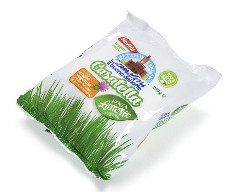 CASATELLA SENZA LATTOSIO 280GR COMELLINI CONFEZIONE DA 6 PEZZI CASATELLA SENZA LATTOSIO 280GR COMELLINI CONFEZIONE DA 6 PEZZI