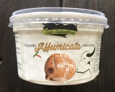 MOZZARELLA DI BUFALA PALLA AFFUMICATA 250GR SAN SALVATORE  SCATOLA DA 6 BICCHIERI