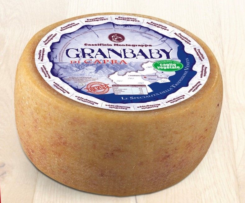 GRANBABY FORMAGGIO DI PURA CAPRA FORMA DA 2,8 KG CIRCA MONTEGRAPPA GRANBABY FORMAGGIO DI PURA CAPRA FORMA DA 2,8 KG CIRCA MONTEGRAPPA