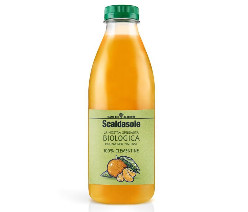 SPREMUTA DI CLEMENTINE BIOLOGICA 750 ML SCALDASOLE CONFEZIONE DA 6 PEZZI