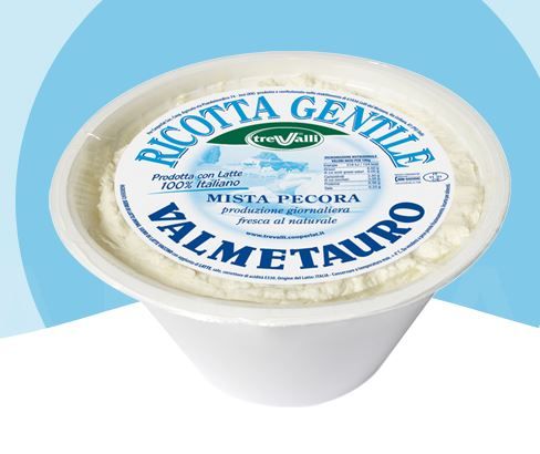 RICOTTA GENTILE MISTA PECORA 1,5KG VALMETAURO COOPERLAT