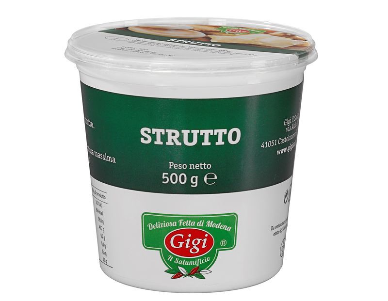 STRUTTO RAFFINATO VASETTO DA 500GR GIGI STRUTTO RAFFINATO VASETTO DA 500GR GIGI