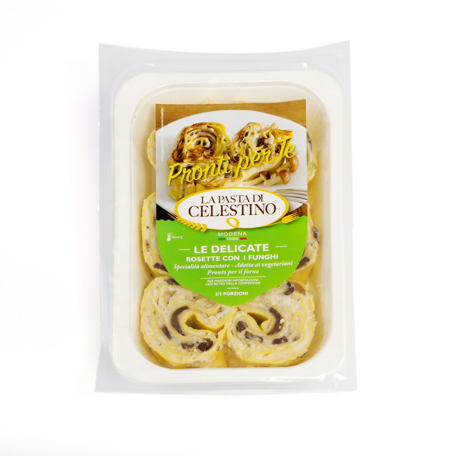ROSETTE AI FUNGHI 600 GR LA PASTA DI CELESTINO 3 CONFEZIONI DA 600 GR CIRCA