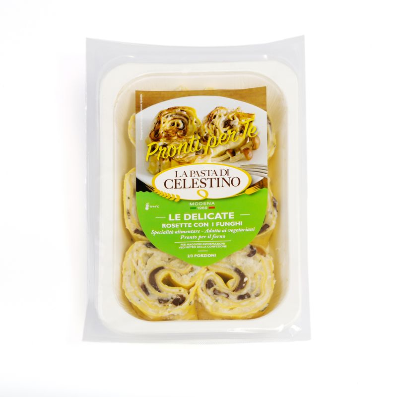 ROSETTE AI FUNGHI 600 GR LA PASTA DI CELESTINO 3 CONFEZIONI DA 600 GR CIRCA