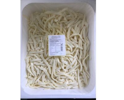 STRINGHE DI MOZZARELLA VASCA DA 3 KG SASSANO STRINGHE DI MOZZARELLA VASCA DA 3 KG SASSANO