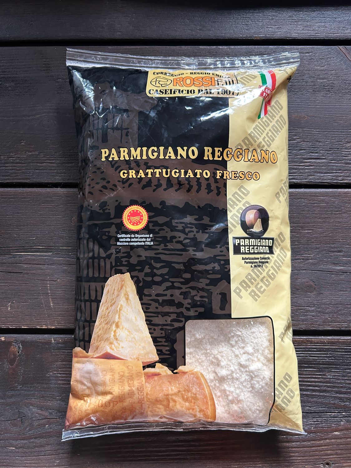 PARMIGIANO REGGIANO DOP GRATUGIATO BUSTA DA 1 KG ROSSI