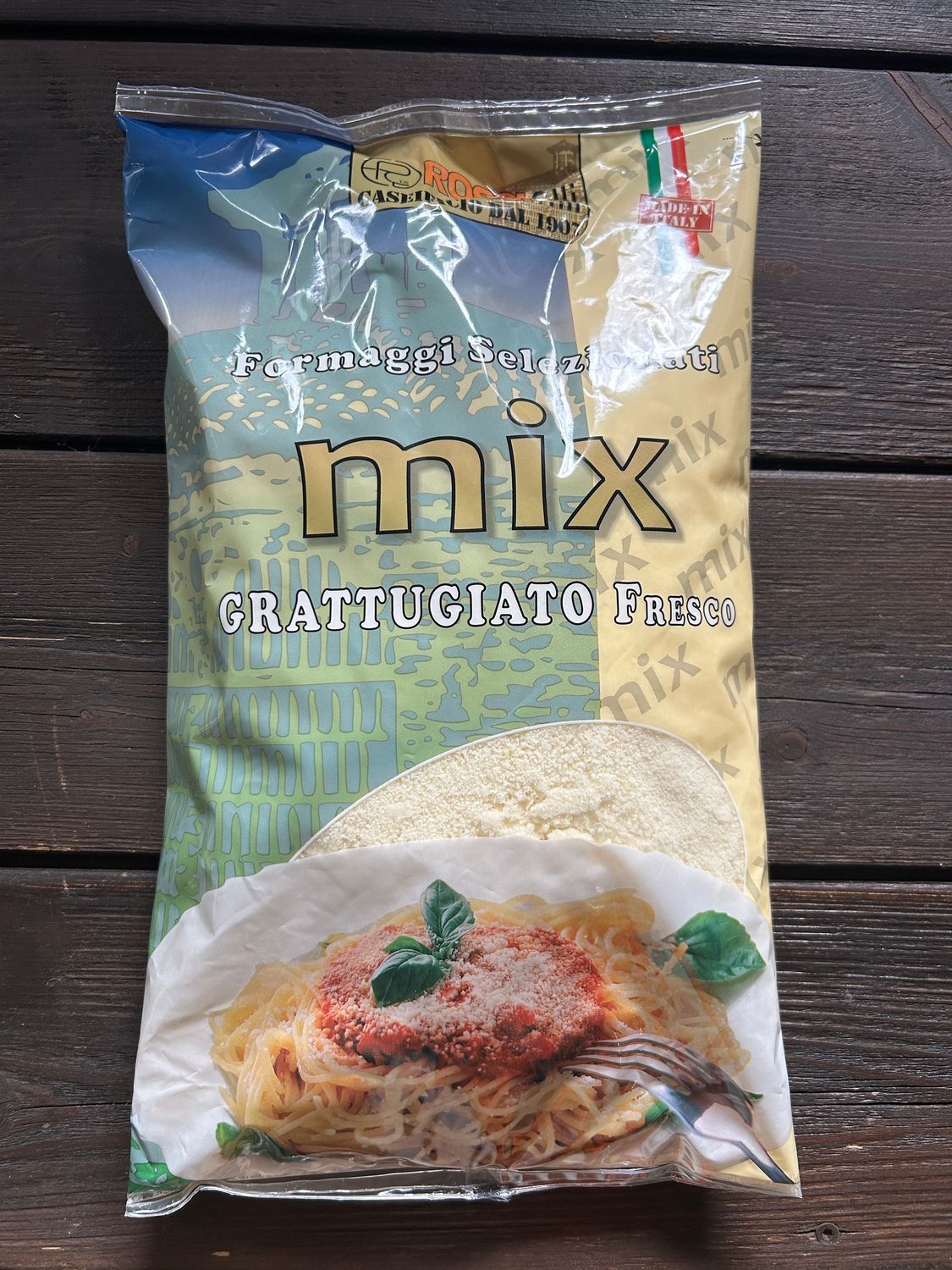 FORMAGGIO MIX GRATUGIATO BUSTA DA 1 KG ROSSI