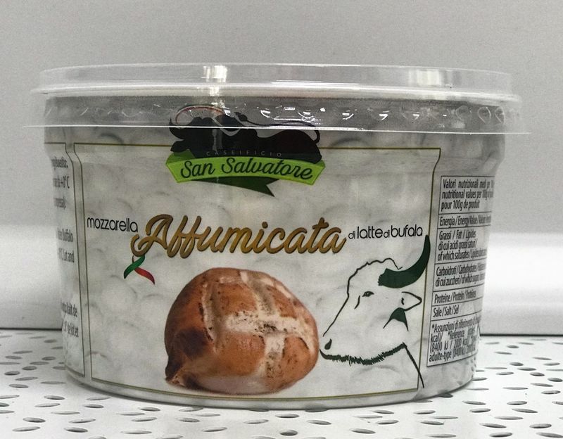 MOZZARELLA DI BUFALA DOP BICCHIERE PALLA DA 250GR SAN SALVATORE SCATOLA DA 6 BICCHIERI