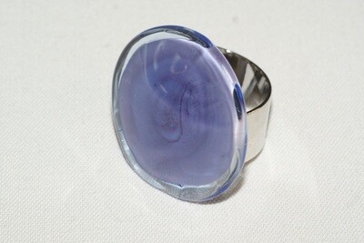 Ring Murano GREENDESI Grösse verstellbar Iris blau