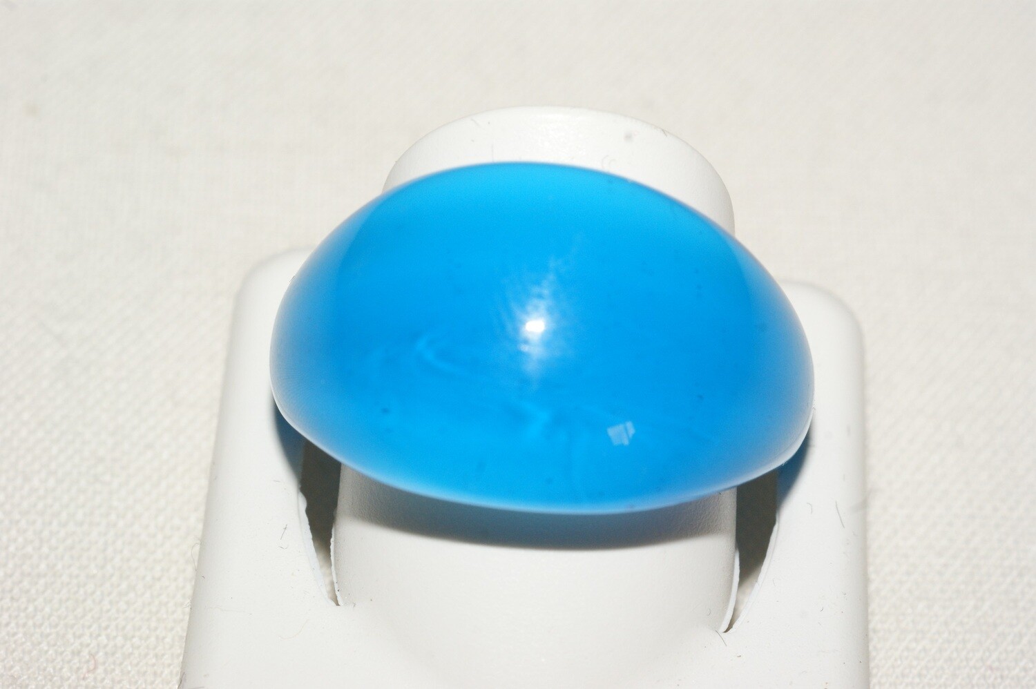 Ring Murano gewölbt, color türkisblau 