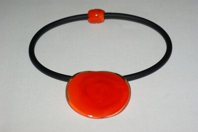Collier GREENDESI Anh. 55mm, orange dunkel