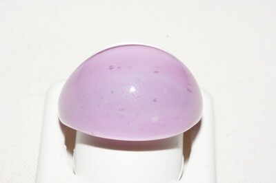 Ring Murano gewölbt, color rosa hl