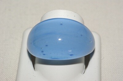 Ring Murano gewölbt, color himmelblau hl