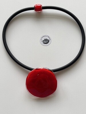 Collier GREENDESI Anh. 55mm, rot Hagebutte