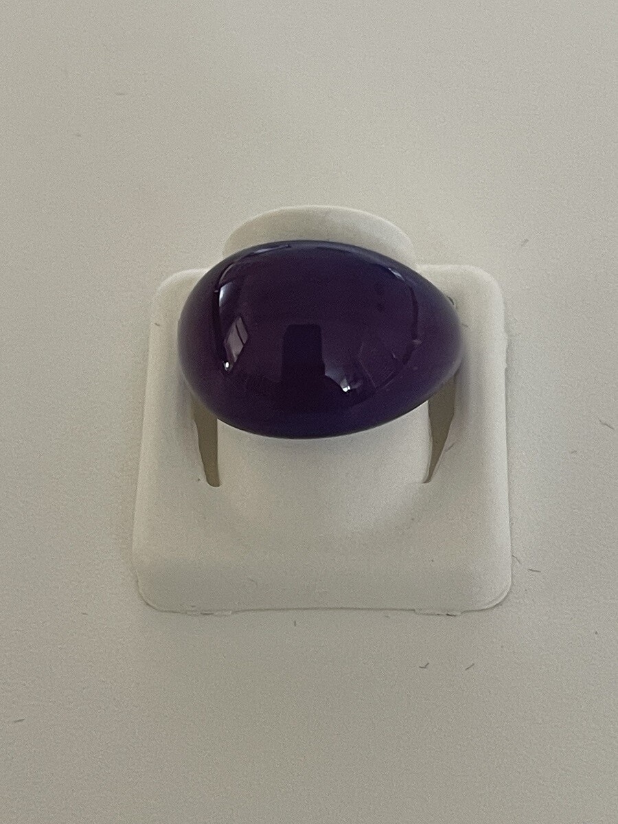 Ring Murano gewölbt, color quarzviolett