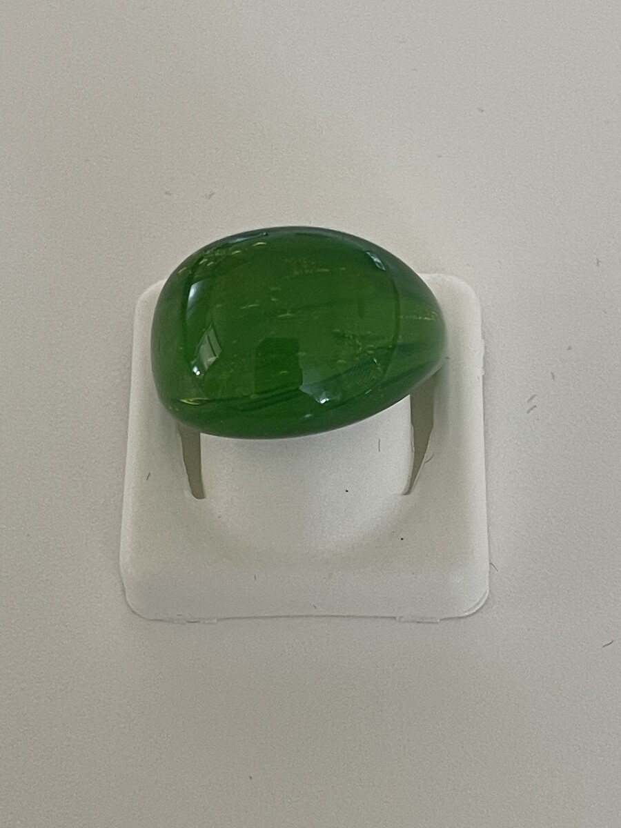 Ring Murano gewölbt, color smaragdgrün