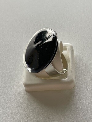Ring Murano GREENDESI Grösse verstellbar schwarz