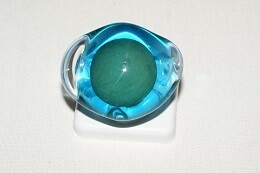 Design Ring Giorgio Nason fantasia turquoise blue