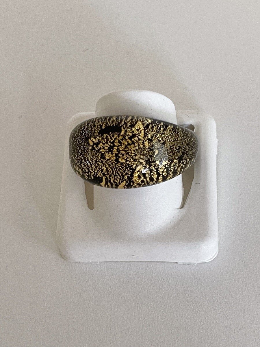 Ring Murano gewölbt, gold 