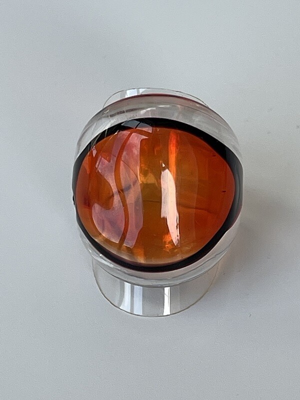 Murano Design Ring, Licht/ Wasser  27mm