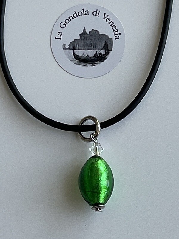 Collier Murano Olive /Swar. Crystal 