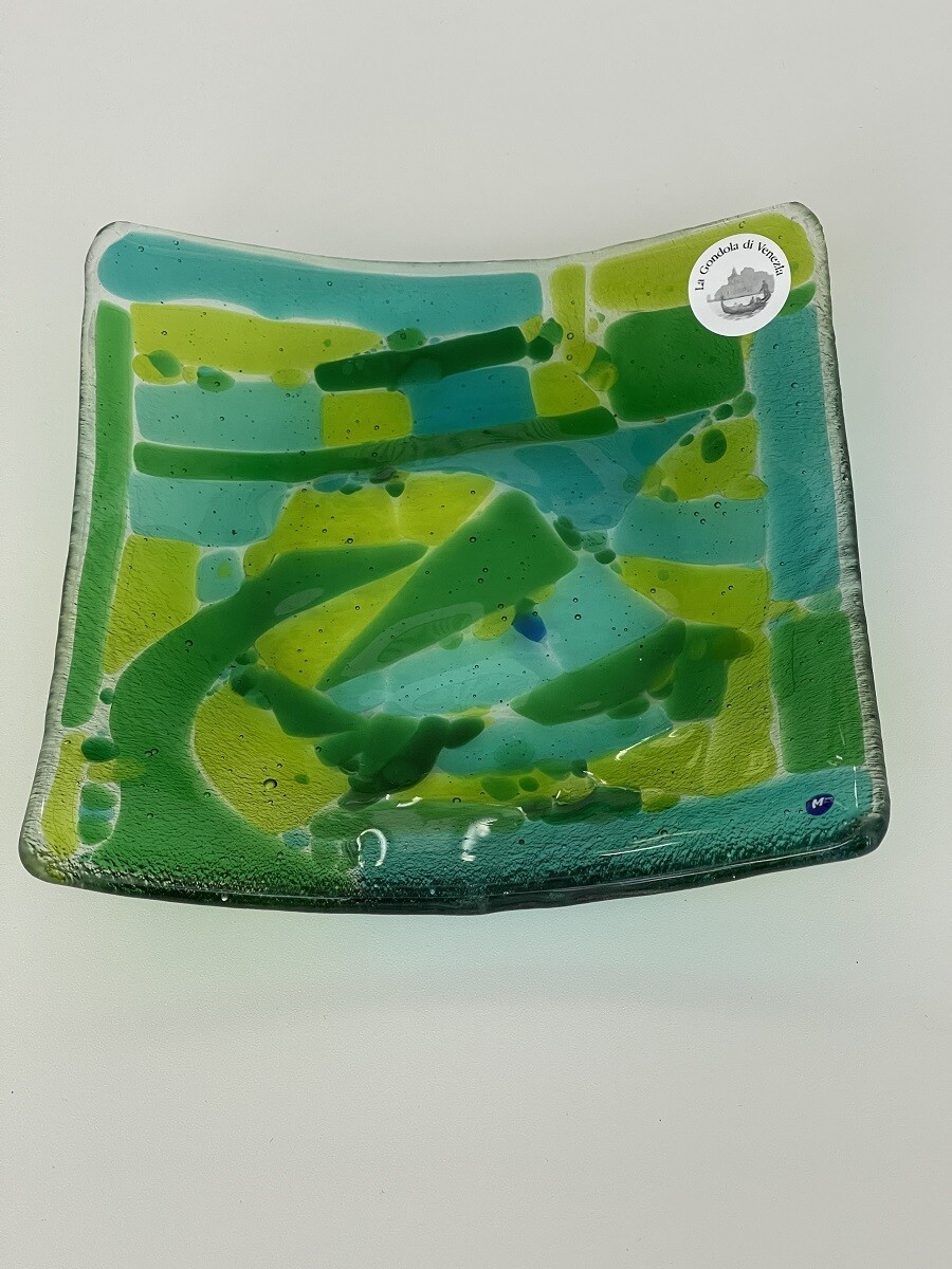 Murano Glass bowl 18x18cm  -Unique piece-