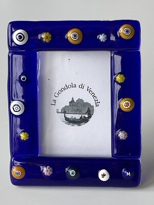 Photo frame Murano glass H8xW6.5cm
