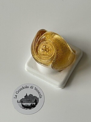Ring Rose Murano size 18mm/56 unique piece