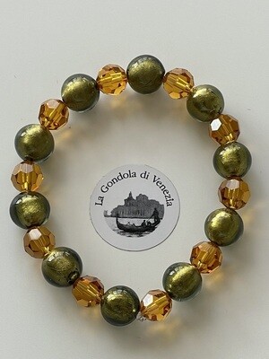 Bracelet Murano ball 10mm, length 18cm