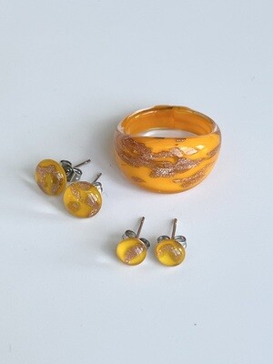 Ohrstecker Murano Aventurin