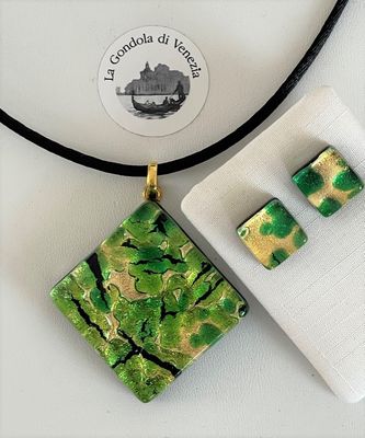 Set Murano Anhänger 3x3cm  