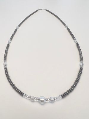 Kette lang Murano + Preciosa Glas