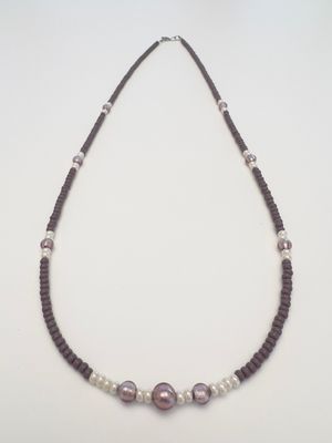 Kette lang Murano + Preciosa Glas